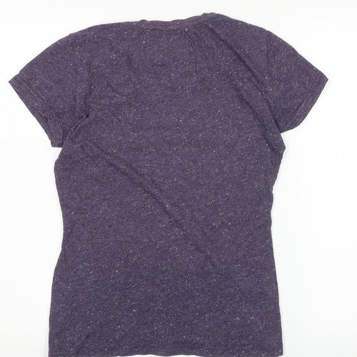 Superdry Women's Purple Graphic T-Shirt - Size S