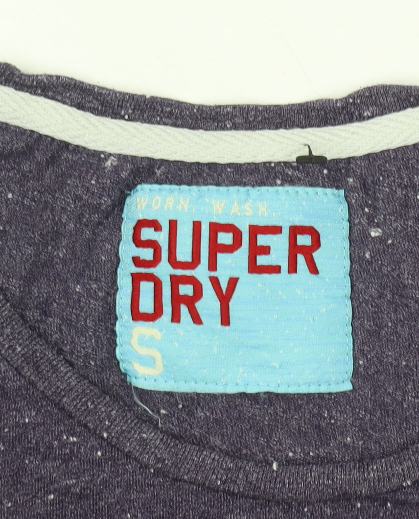 Superdry Women's Purple Graphic T-Shirt - Size S