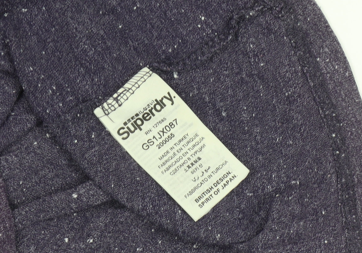 Superdry Women's Purple Graphic T-Shirt - Size S