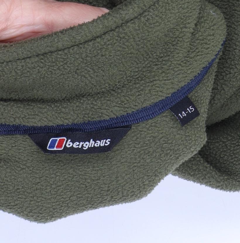 Berghaus Unisex Green Fleece Jacket Size 14-15