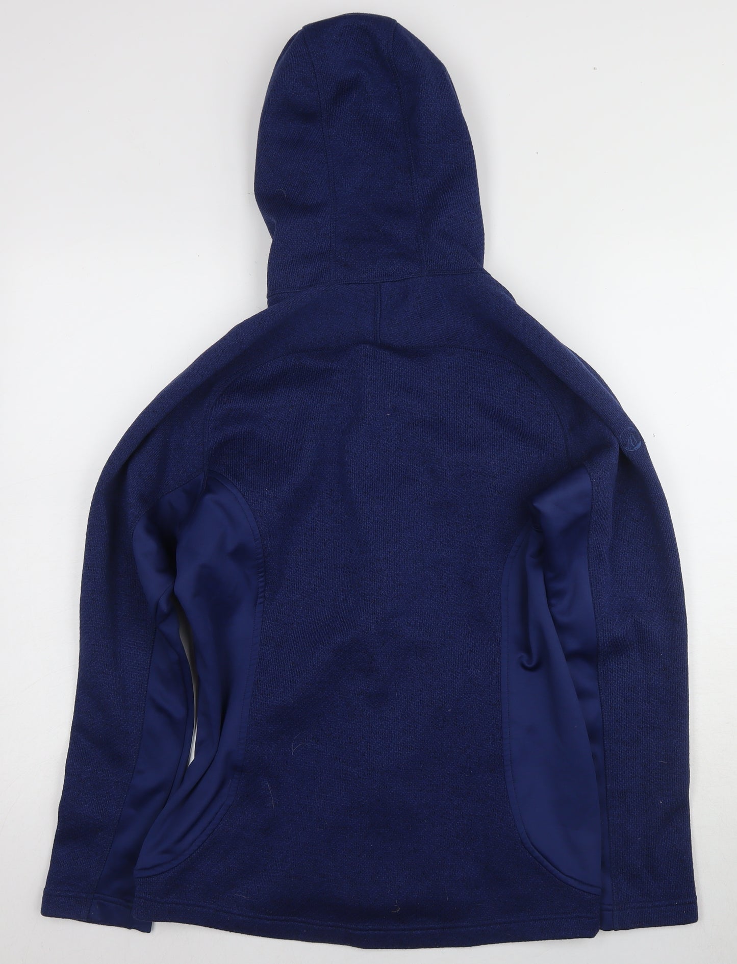 North Ridge Women's Blue Hooded Mid-Length Jacket
