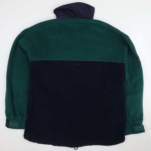 Russell Athletic Men's Green XL Full Zip Fleece Sweatshirt
