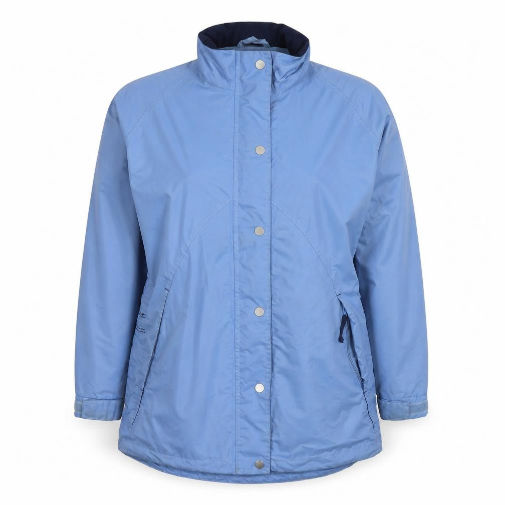 Front view of Jane Austen Women's Blue Jacket, size 16, Classic Style