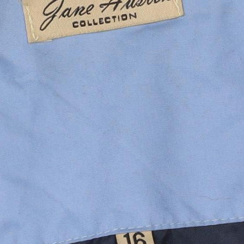 Jane Austen Women's Blue Jacket, Size 16, Classic Style