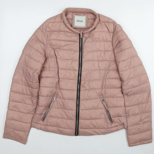 Pimkie Women's Pink Puffer Jacket, Size M, Casual Wear