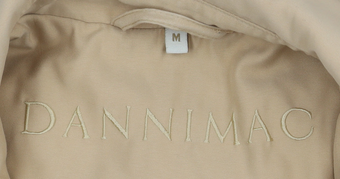 Dannimac Women's Beige Hooded Parka Jacket M Casual