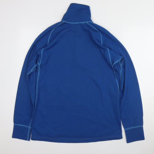 DeWalt Men's Blue 1/4 Zip Athletic Sweatshirt L