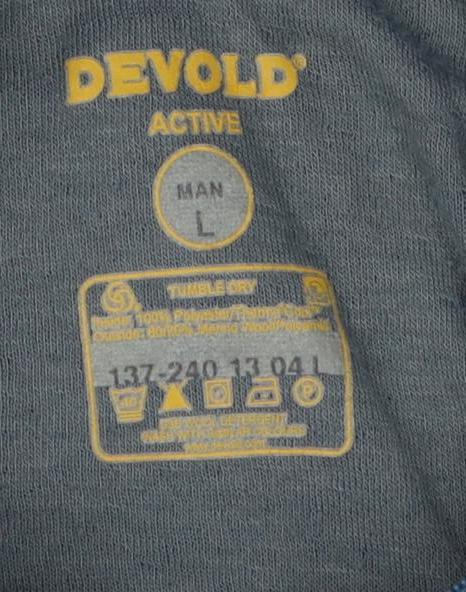 DeWalt Men's Blue 1/4 Zip Athletic Sweatshirt L