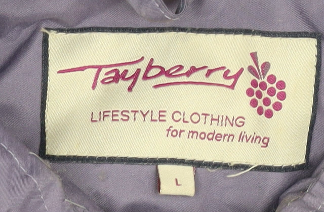 Tayberry Women's Purple Hooded Jacket L