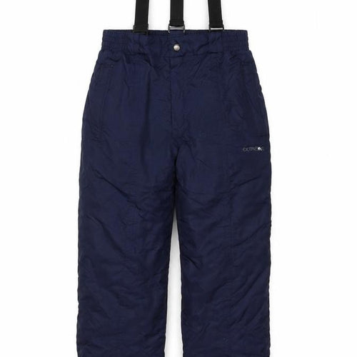 Extreme Skiwear Boys Blue L Snow Pants for Winter Skiing