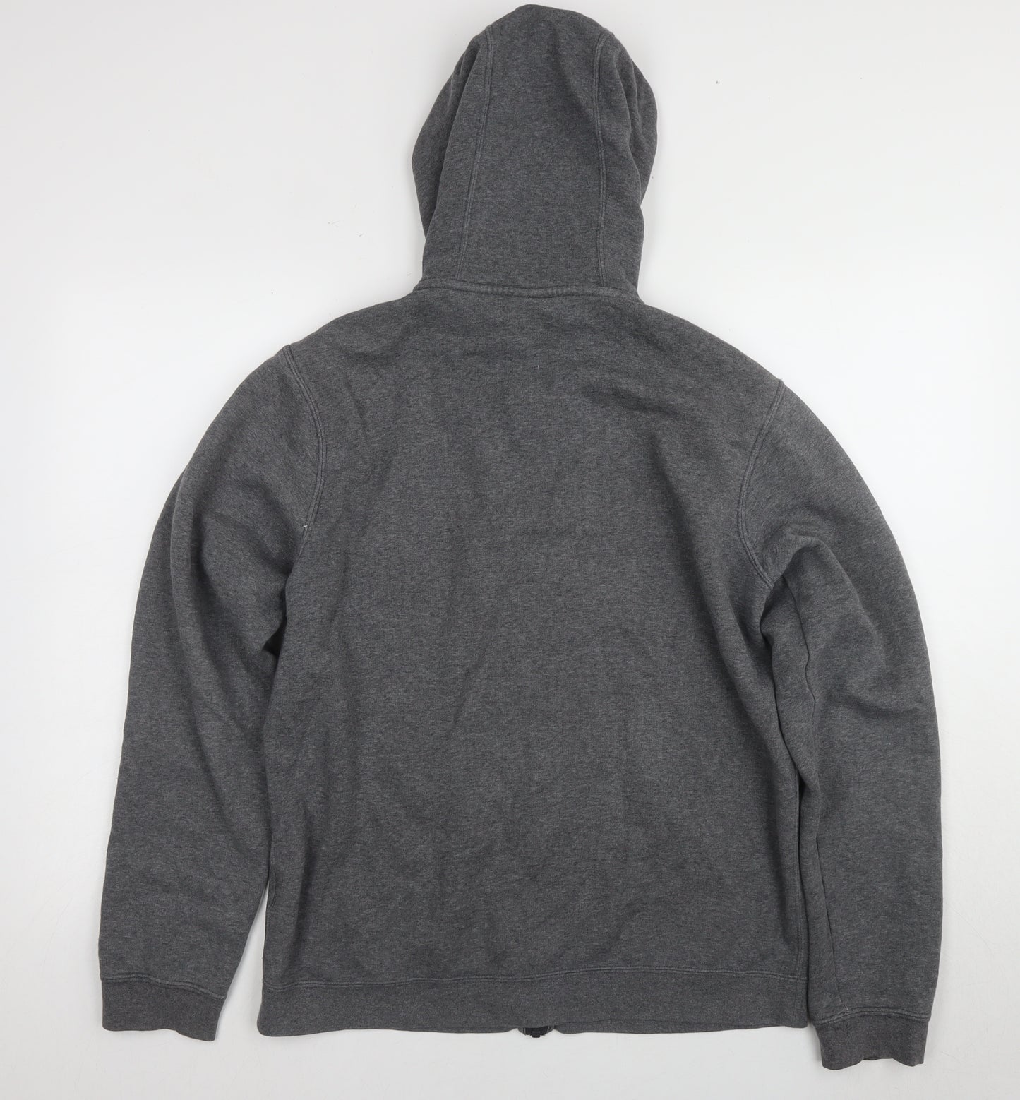 Nike Men's Grey Full Zip Hoodie M Regular Fit