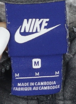 Nike Men's Grey Full Zip Hoodie M Regular Fit