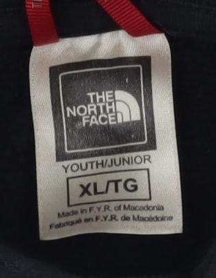 The North Face Boys Black XL Pullover Hoodie Logo Casual