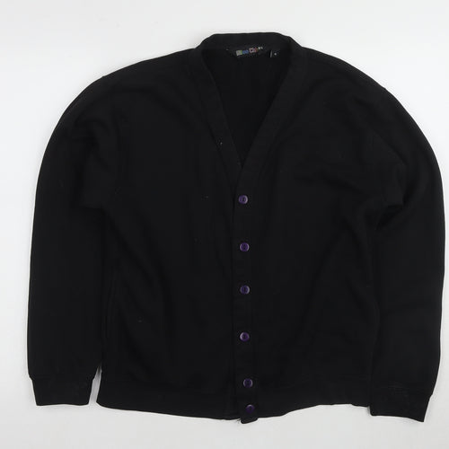 Miss Chief Women's Black V-Neck Cardigan - Medium