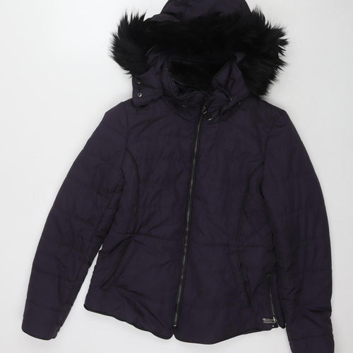 RJR John Rocha Women’s Purple Puffer Jacket Size 10