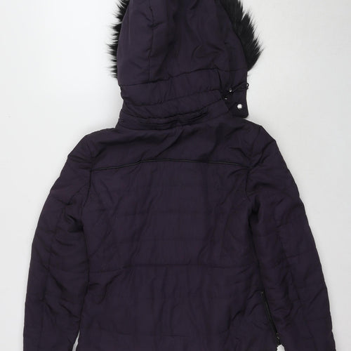 RJR John Rocha Women’s Purple Puffer Jacket Size 10