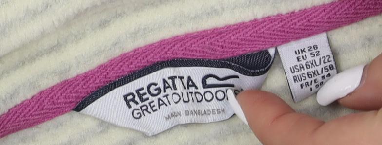 Regatta Women's Grey 1/2 Zip Sweater Size 22