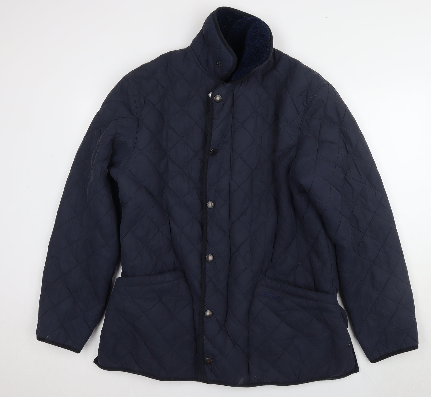 Barbour Men's Blue Quilted Jacket L - Classic Casual