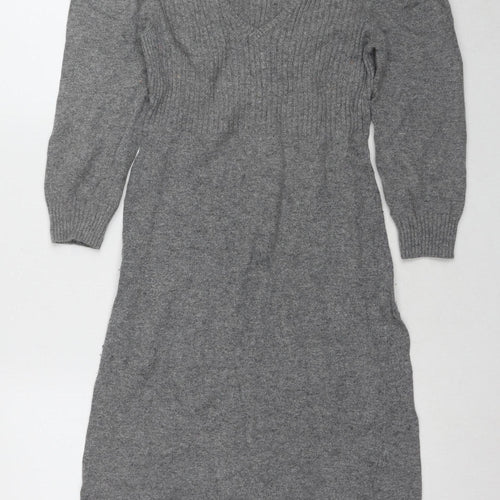 Monsoon Grey Jumper Dress Women’s Small