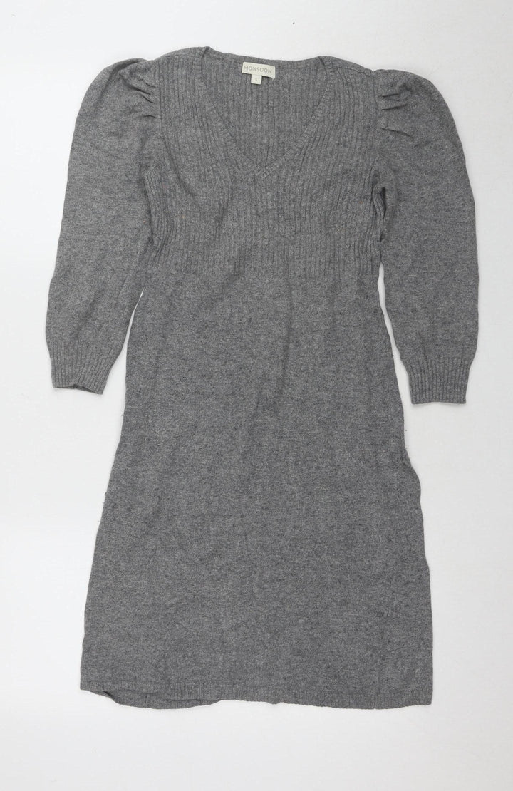 Monsoon Grey Jumper Dress Women’s Small