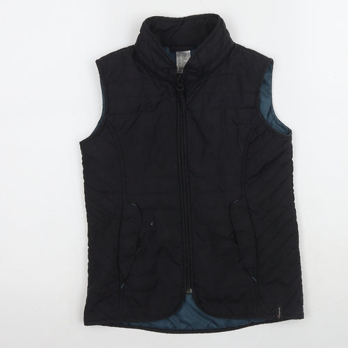 Decathlon Boys Black Bodywarmer 8 Years Sleeveless Jacket