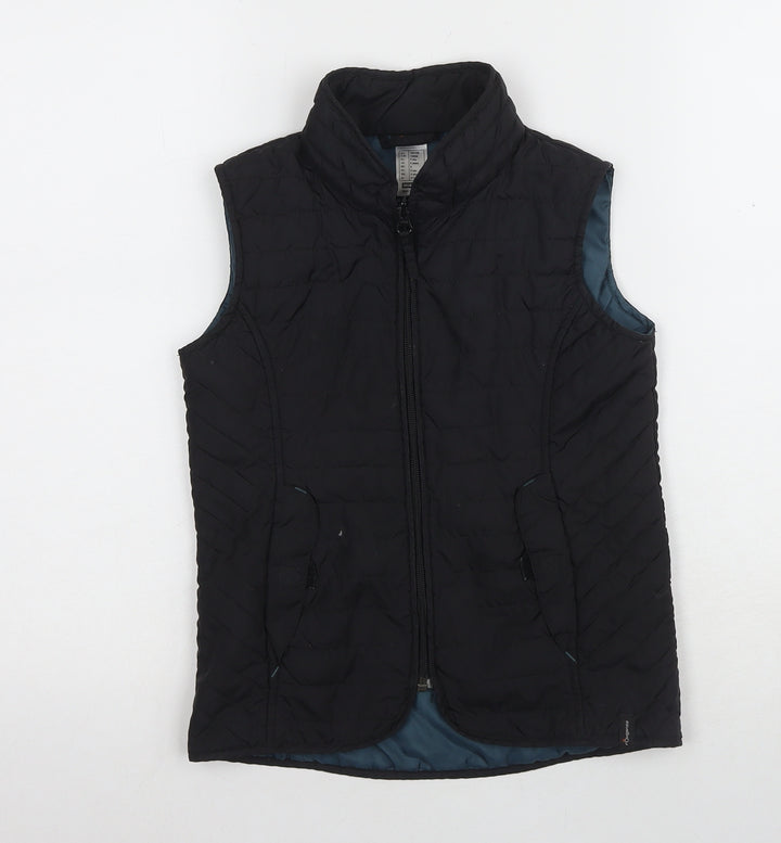 Decathlon Boys Black Bodywarmer 8 Years Sleeveless Jacket