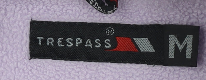 Trespass Women's Purple Fleece Jacket Size M