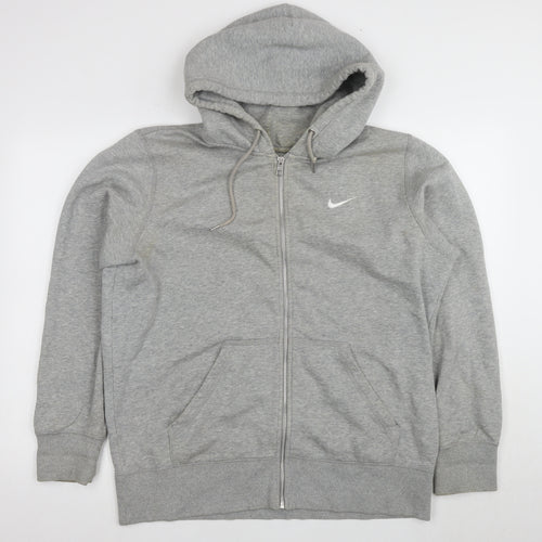 Nike Men's Grey Full Zip Hoodie 7XL