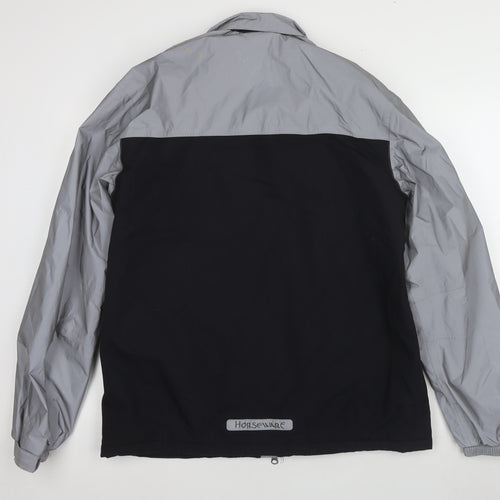 Horseware Men's Black & Grey Windbreaker Jacket M