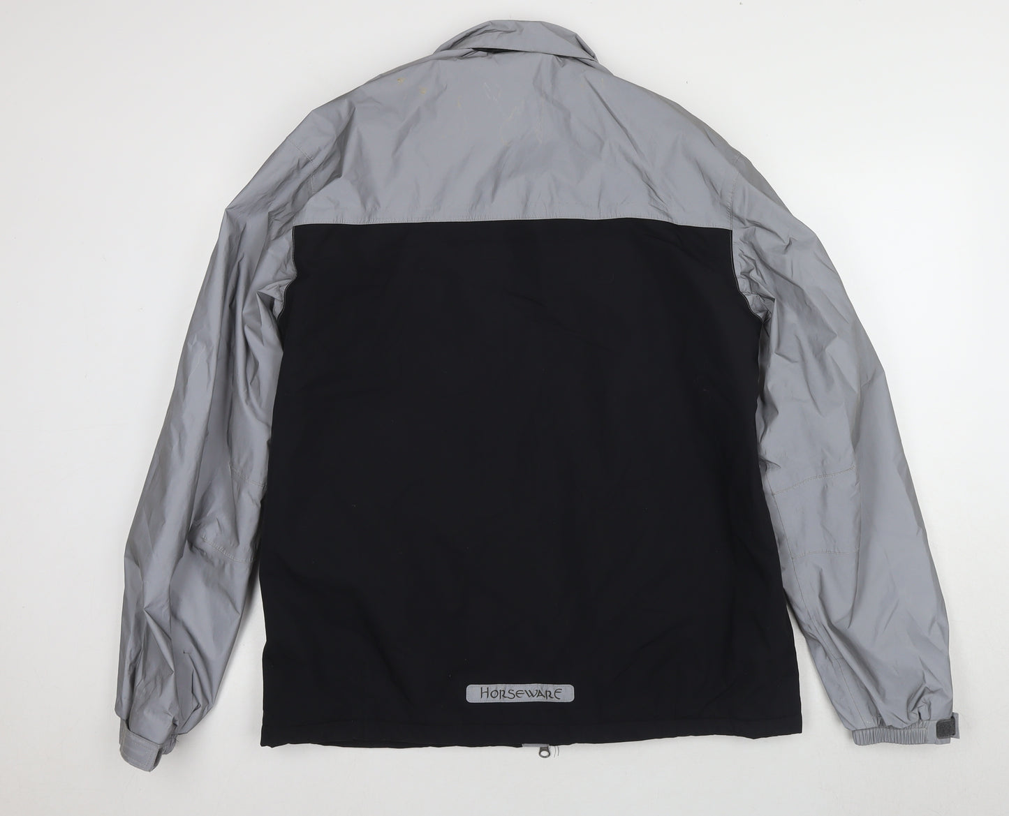 Horseware Men's Black & Grey Windbreaker Jacket M