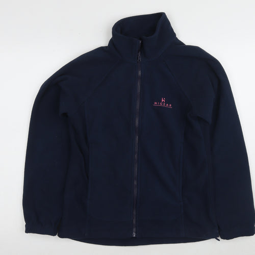 Hi Gear Women's Blue Fleece Jacket Size 12 Regular Fit