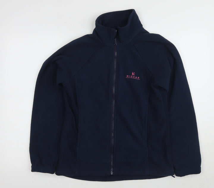 Hi Gear Women's Blue Fleece Jacket Size 12 Regular Fit