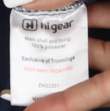 Hi Gear Women's Blue Fleece Jacket Size 12 Regular Fit