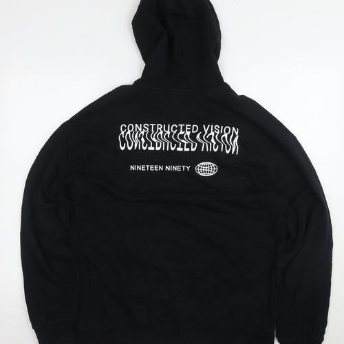 Jack & Jones Men's XL Black Pullover Hoodie - Stylish & Comfortable
