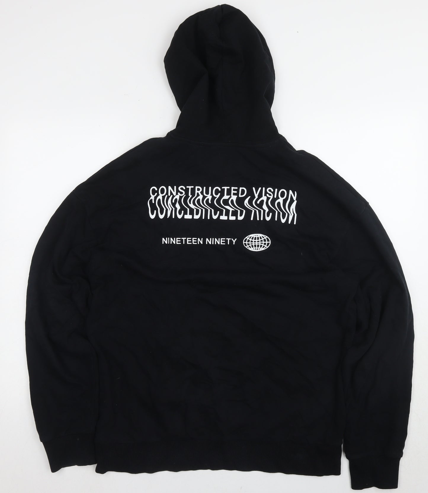 Jack & Jones Men's XL Black Pullover Hoodie - Stylish & Comfortable