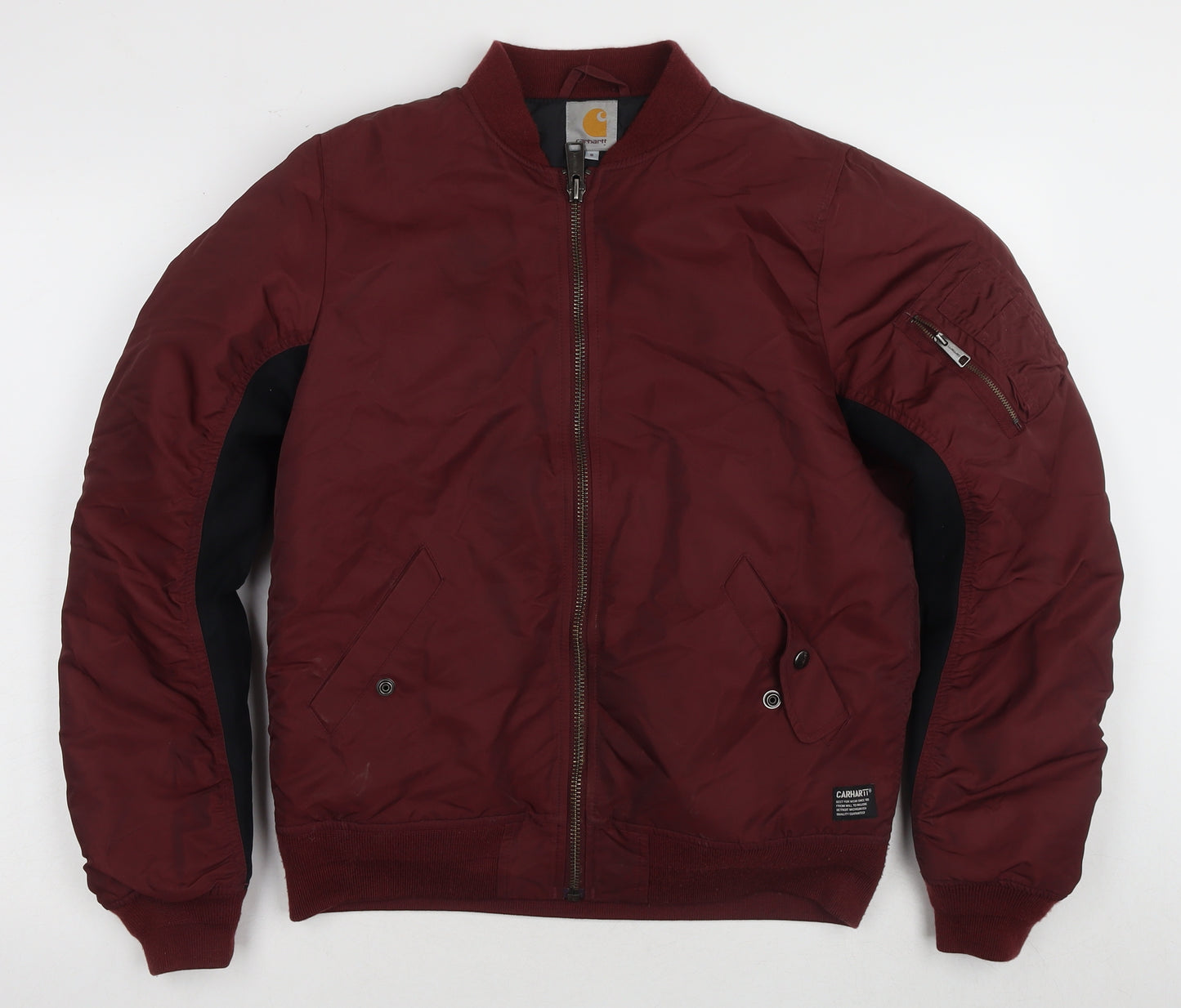 Carhartt Men's Red Bomber Jacket, Size S