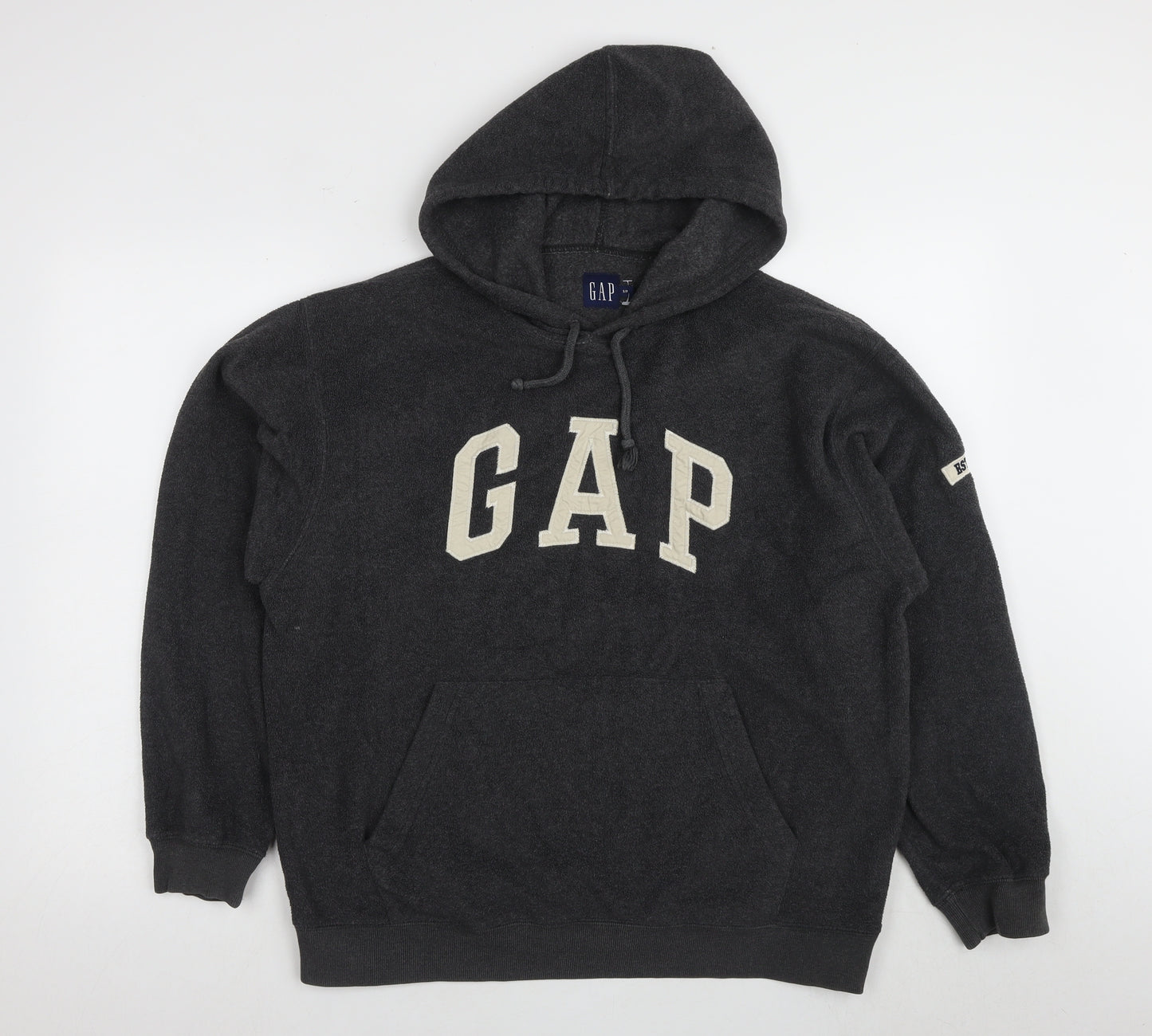 GAP Men's Black Pullover Hoodie, Size S, Casual Comfort
