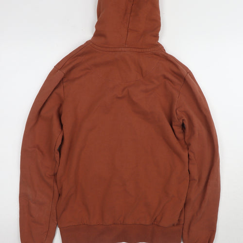 Criminal Damage Men's Brown Full Zip Hoodie Size S