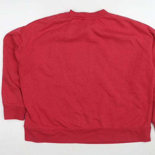 Disney Women’s Red Pullover Sweatshirt Lilo & Stitch L
