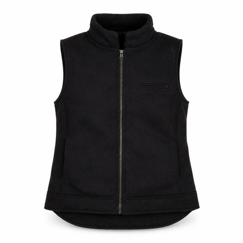 Pied A Terre Women's Black Waistcoat UK 10 Full Zip