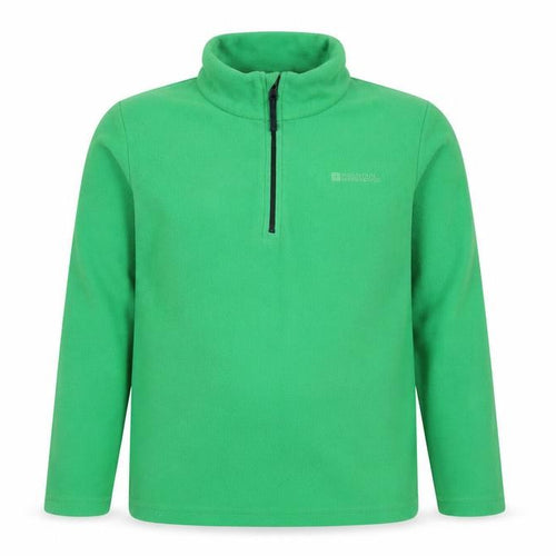 Mountain Warehouse Boys Green Fleece Sweatshirt High Neck 13Y
