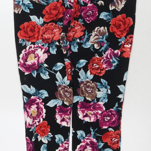 Chico's Women's Multicoloured Floral Jeggings Size 10