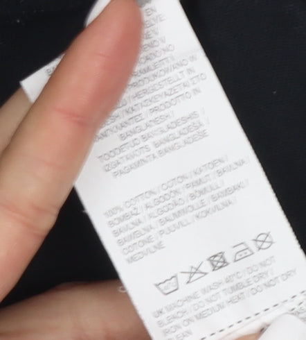 Lonsdale Men's Black Pullover Hoodie Medium