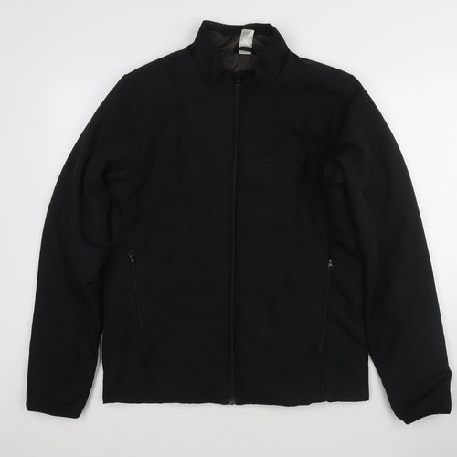 Decathlon Men's Black Bomber Jacket, UK 18, Regular Fit