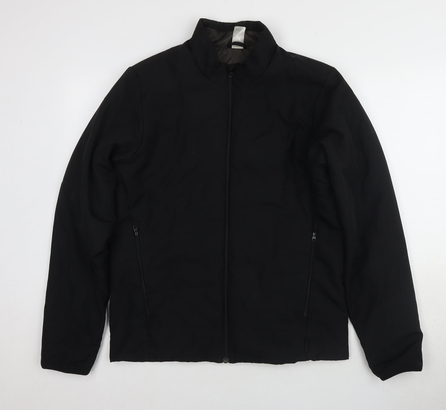 Decathlon Men's Black Bomber Jacket, UK 18, Regular Fit