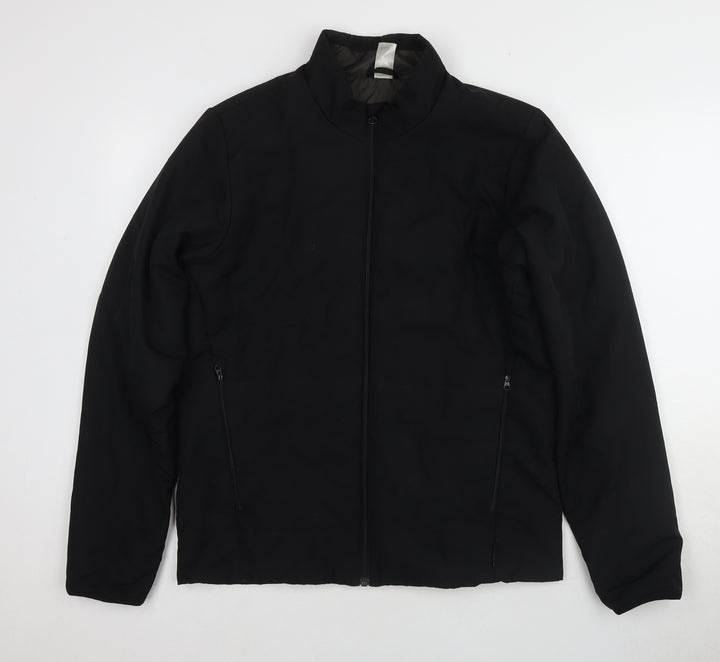 Decathlon Men's Black Bomber Jacket, UK 18, Regular Fit