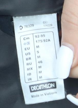 Decathlon Men's Black Bomber Jacket, UK 18, Regular Fit