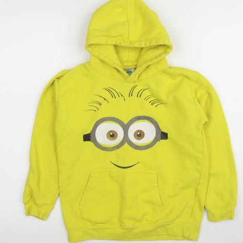 Despicable Me Minions Boys Yellow Pullover Hoodie 9-10 Years
