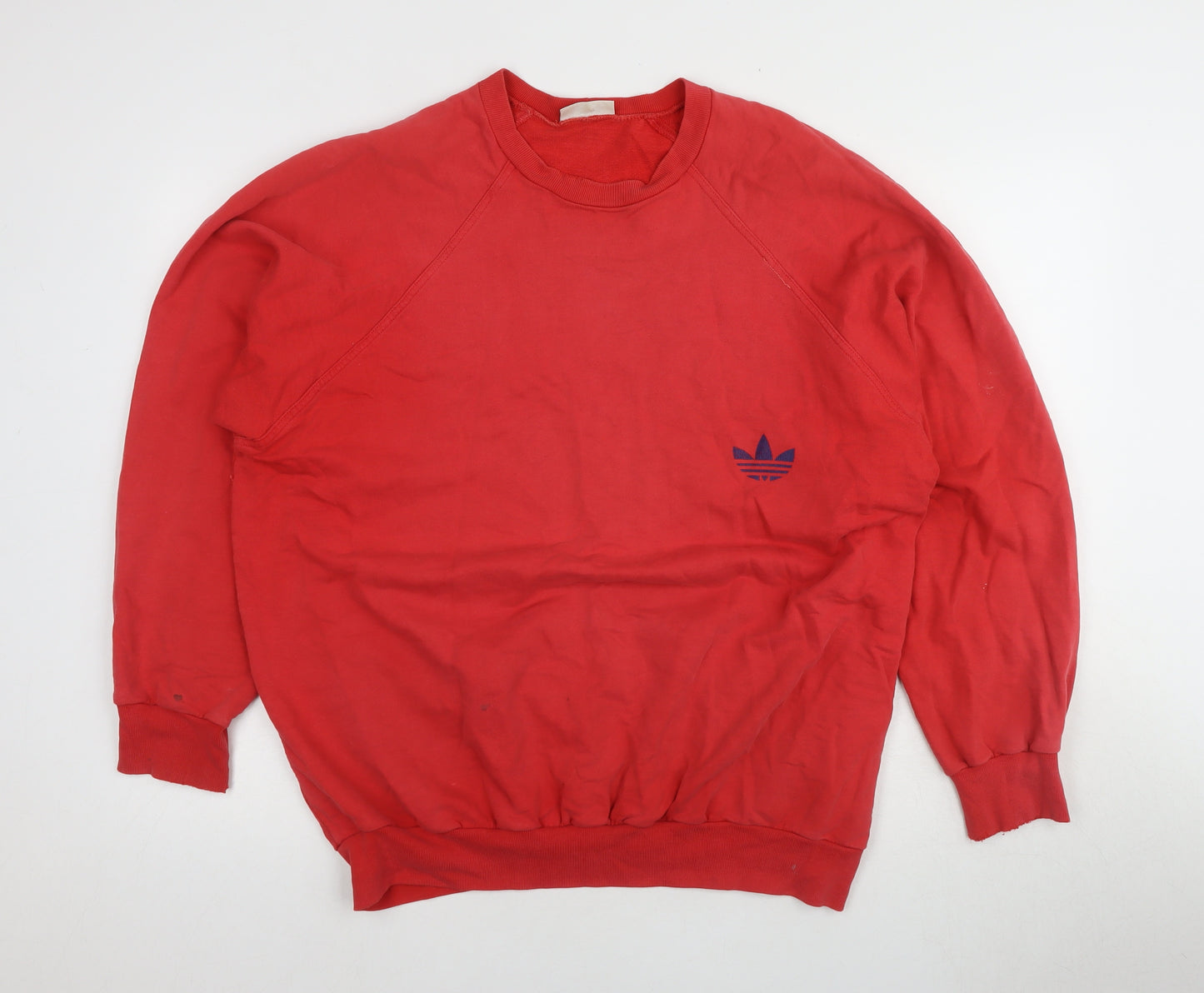 Adidas Men's Red Pullover Sweatshirt L