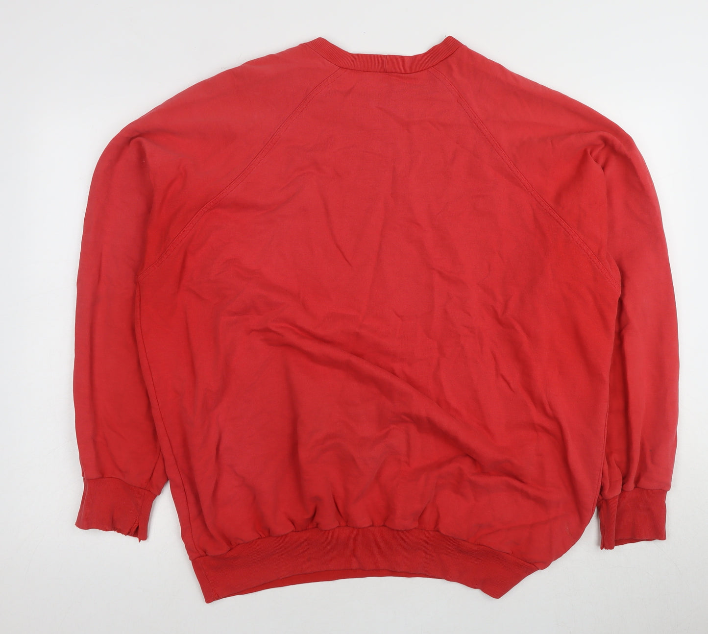 Adidas Men's Red Pullover Sweatshirt L